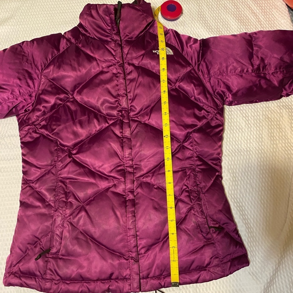 The North Face 550 Purple Puffer Jacket Small Y2K - Picture 11 of 14